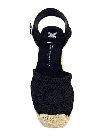 XTI Ladies Wedge Heel Closed Toe Espadrille