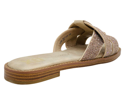 XTI Ladies Crystal Trim Slider