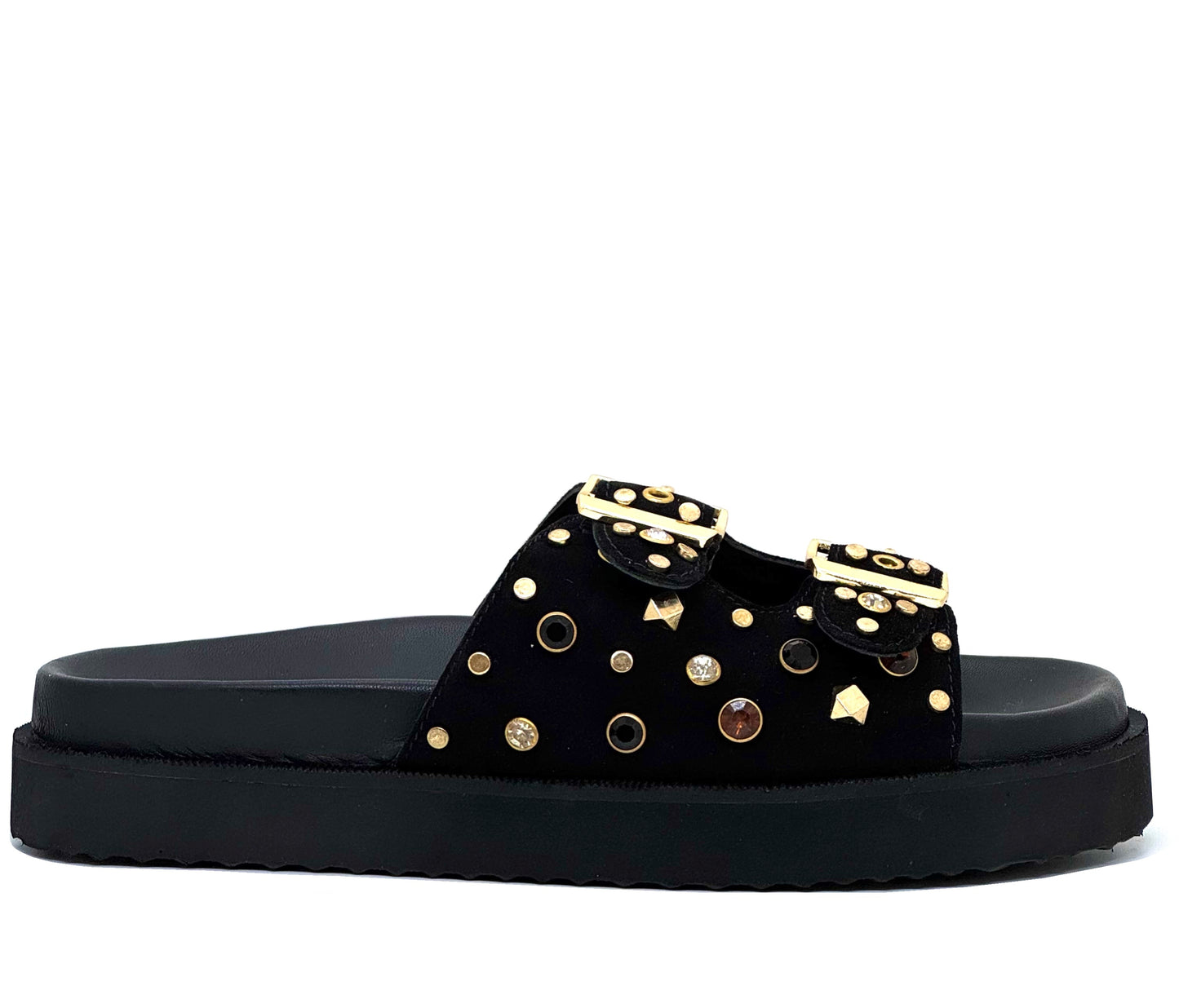 Carmela Ladies Buckle Strap Slider