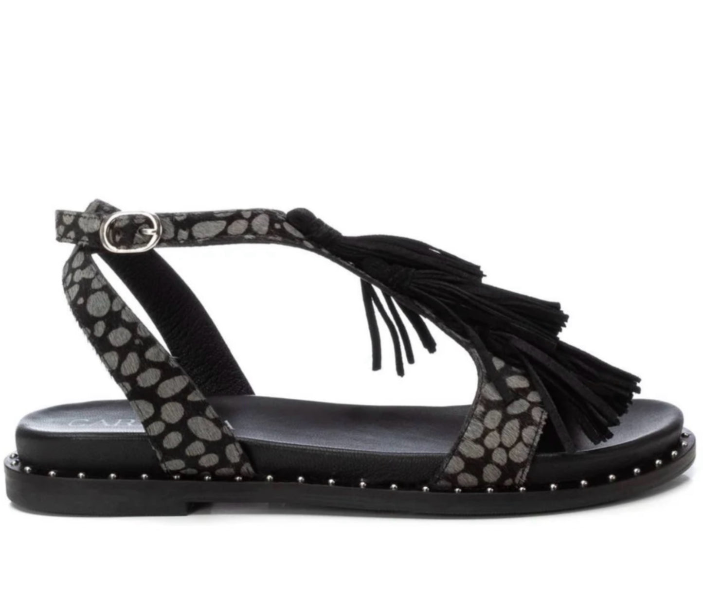 Carmela Ladies Flat Tassel Strap Sandal