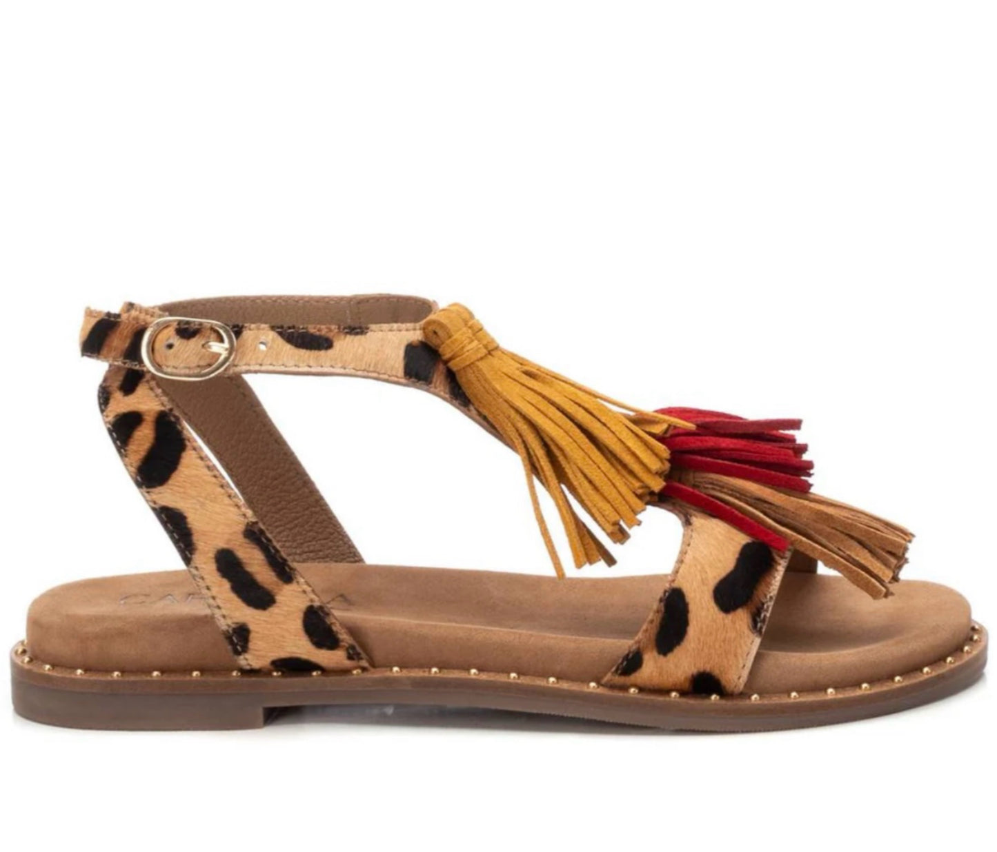 Carmela Ladies Flat Tassel Strap Sandal