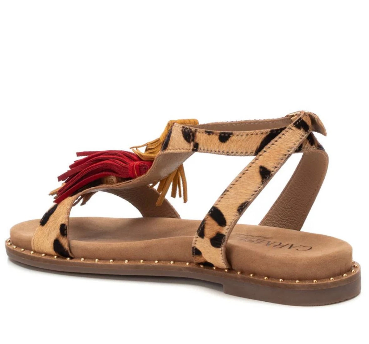 Carmela Ladies Flat Tassel Strap Sandal