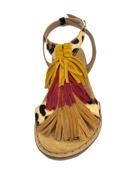 Carmela Ladies Flat Tassel Strap Sandal