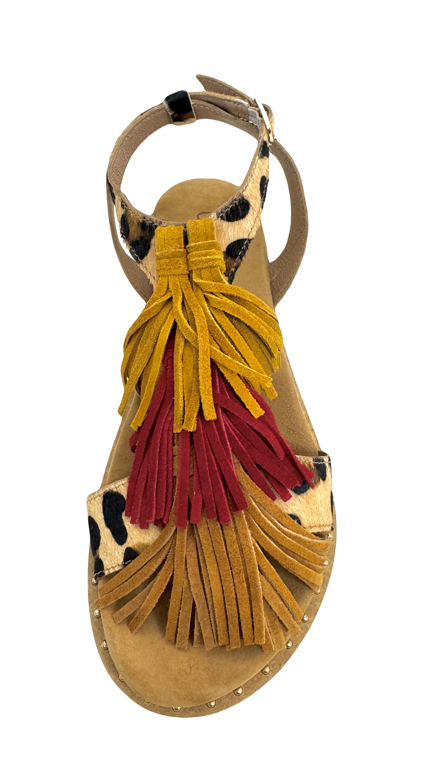 Carmela Ladies Flat Tassel Strap Sandal