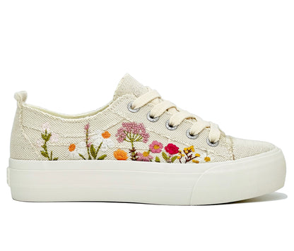 Blowfish Malibu Sadie Sun Canvas Flatform Lace Up