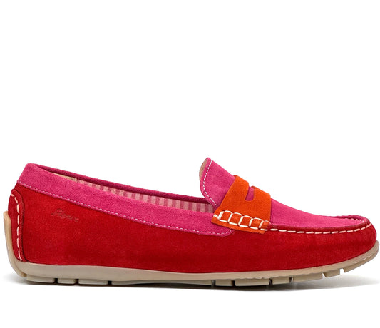 Sioux Carmona Ladies Two Tone Suede Loafer