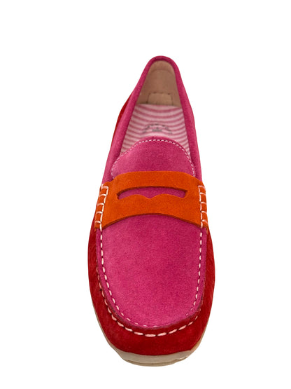 Sioux Carmona Ladies Two Tone Suede Loafer