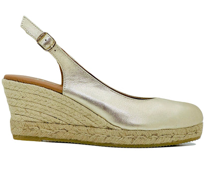 Toni Pons Bremen Ladies Sling Back Wedge Heel Espadrille