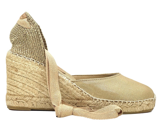 Toni Pons Florina Ladies Tie Strap Wedge Espadrille