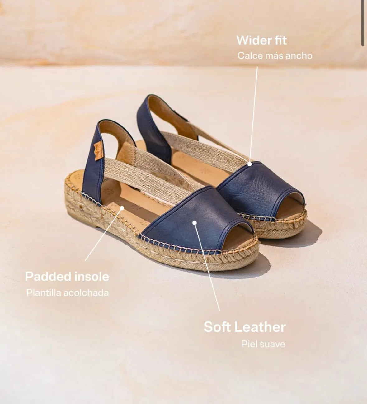 Toni Pons Tala Ladies Elastic Strap Sandal