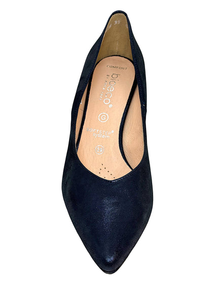 Bioeco Ladies Kitten Heel Court Shoe