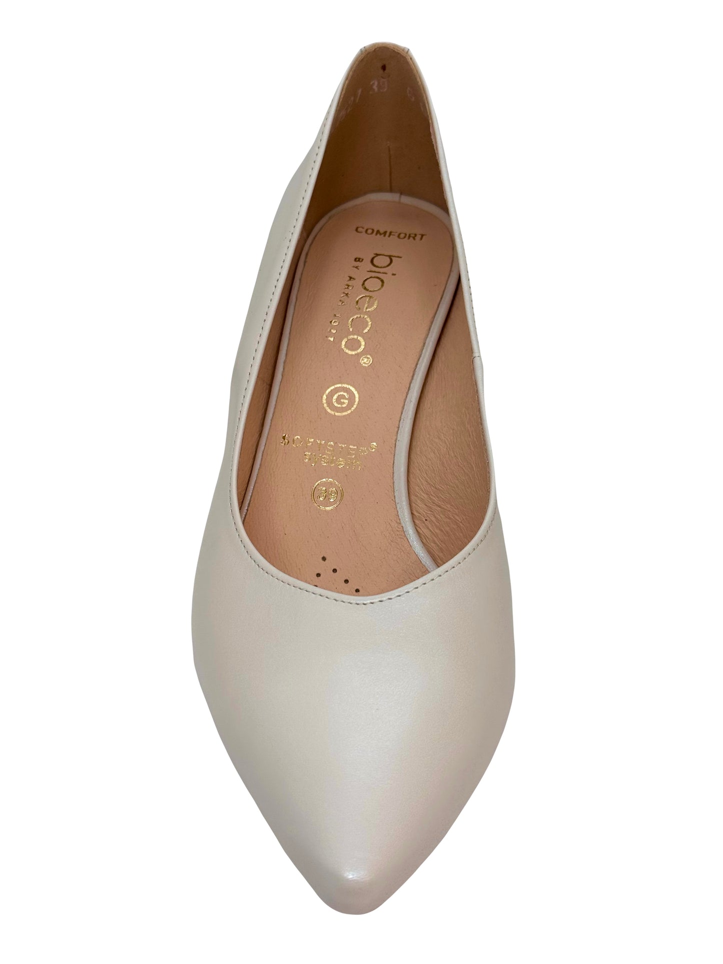 Bioeco Ladies Kitten Heel Court Shoe