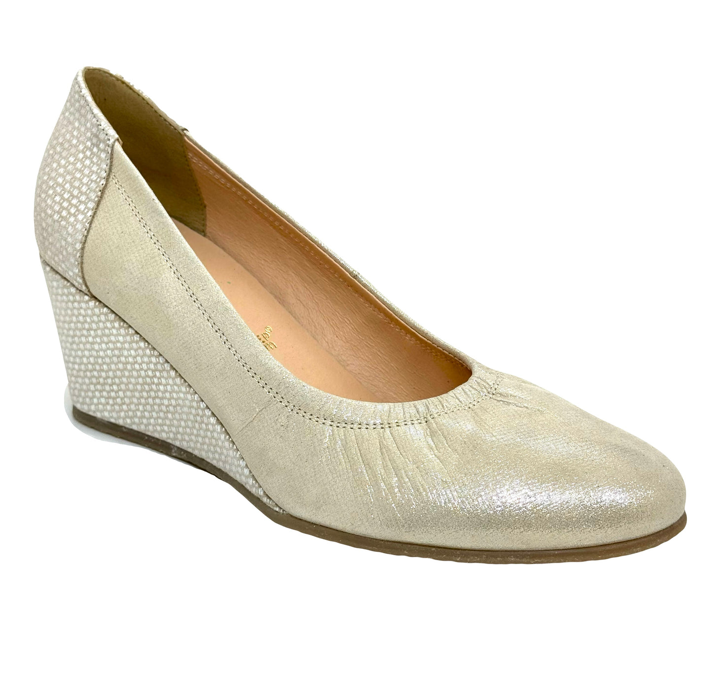 Bioeco Ladies Wedge Heel Court Shoe