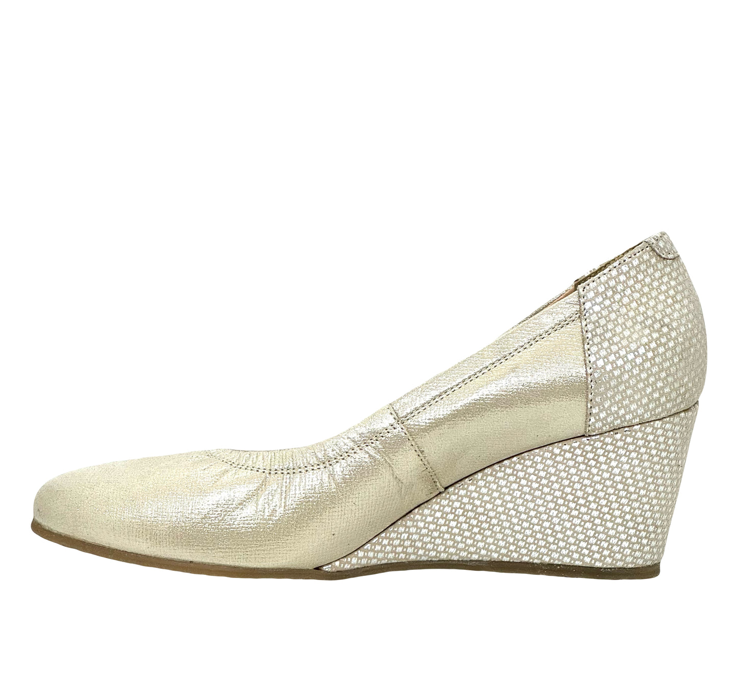 Bioeco Ladies Wedge Heel Court Shoe