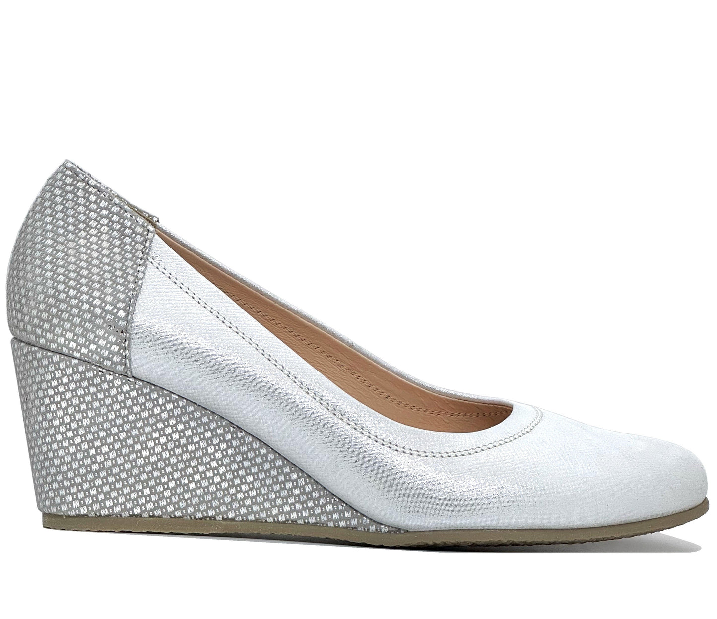 Bioeco Ladies Wedge Heel Court Shoe