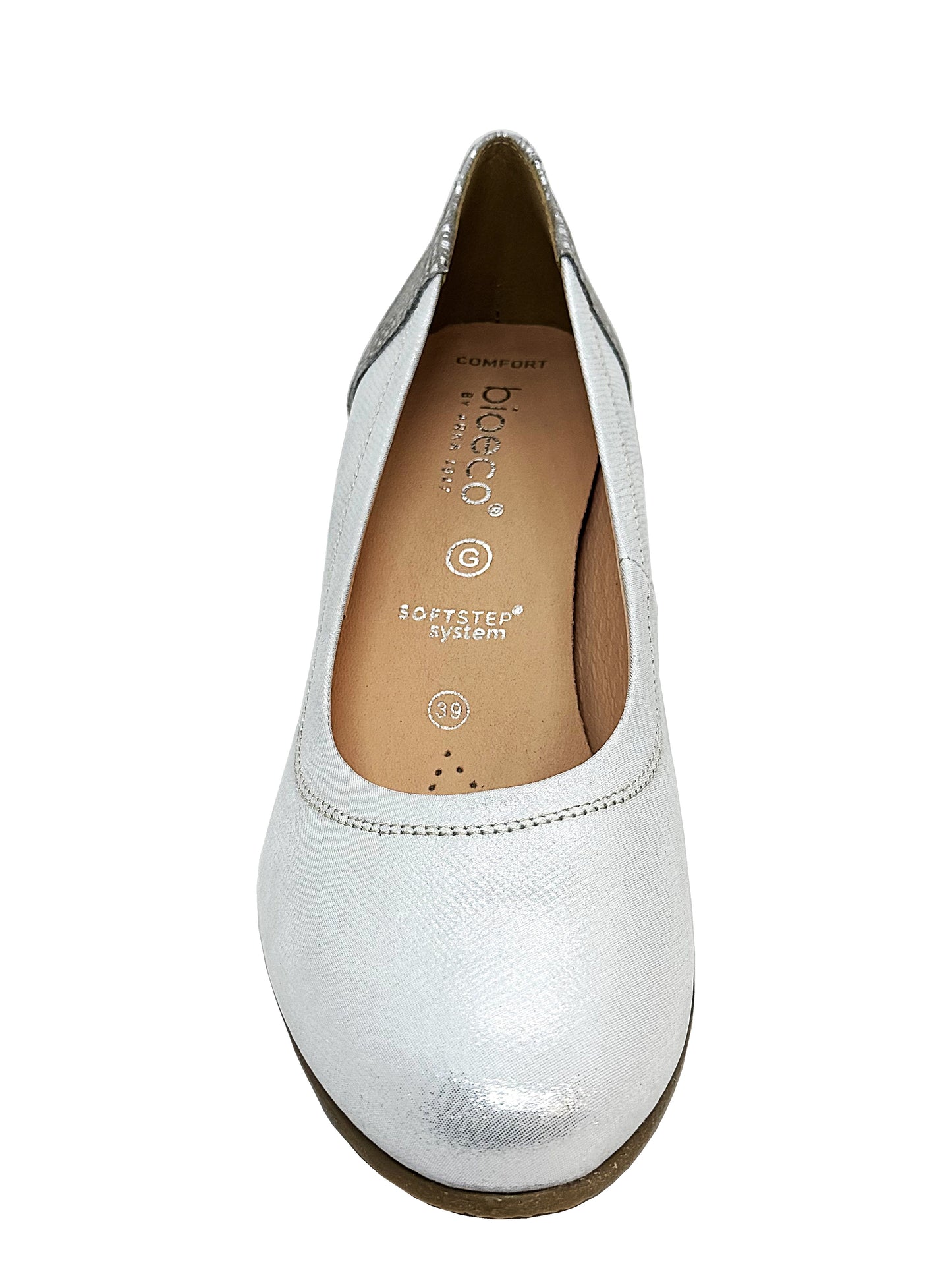 Bioeco Ladies Wedge Heel Court Shoe
