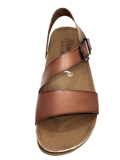 Blowfish Lance Ladies Cross Strap Flat Sandal