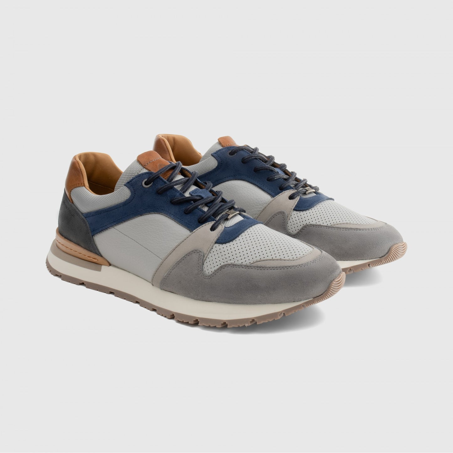 Ambitious Vince Men's Woven Effect Lace Up Premium Sneaker