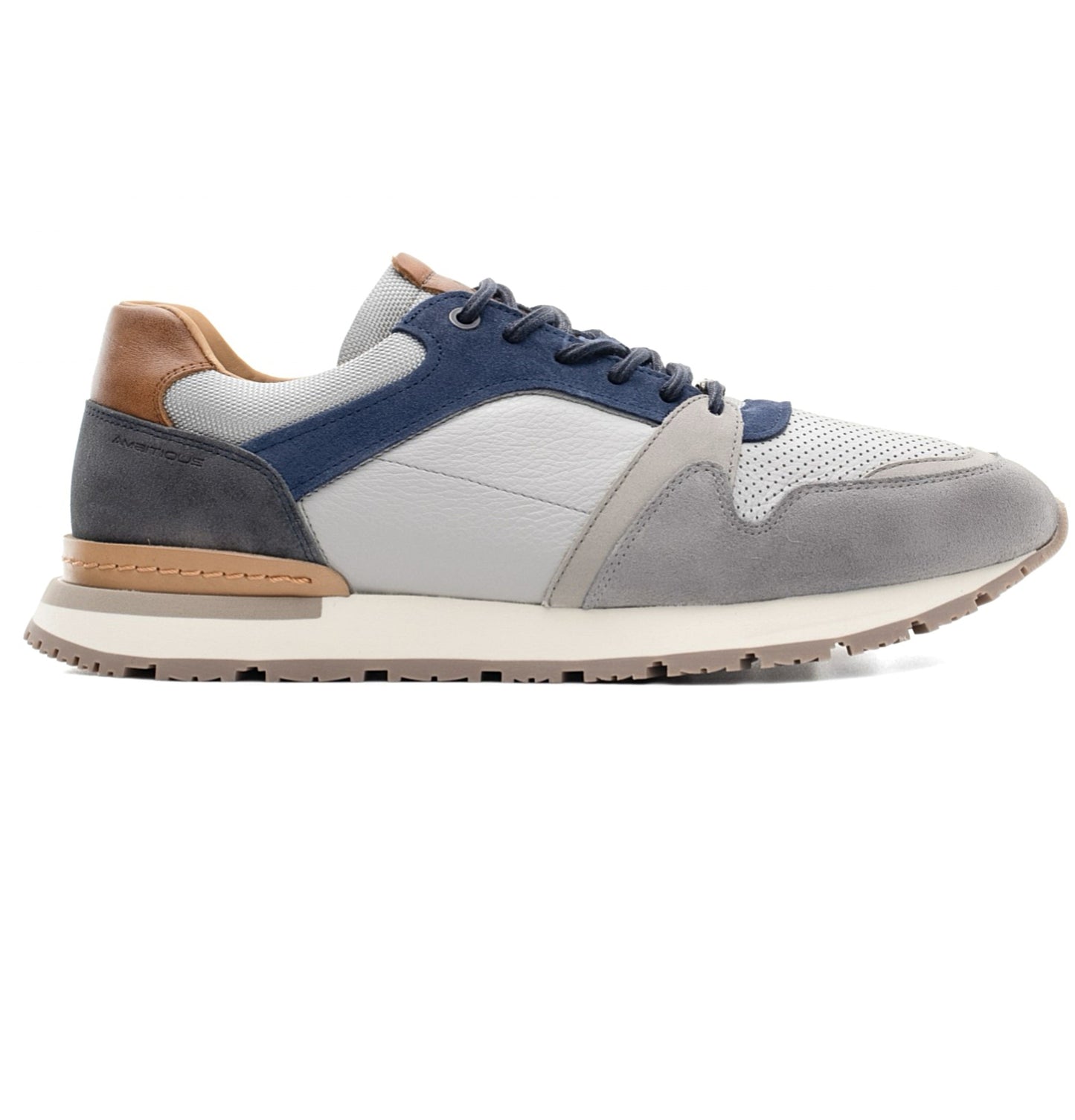 Ambitious Vince Men's Woven Effect Lace Up Premium Sneaker