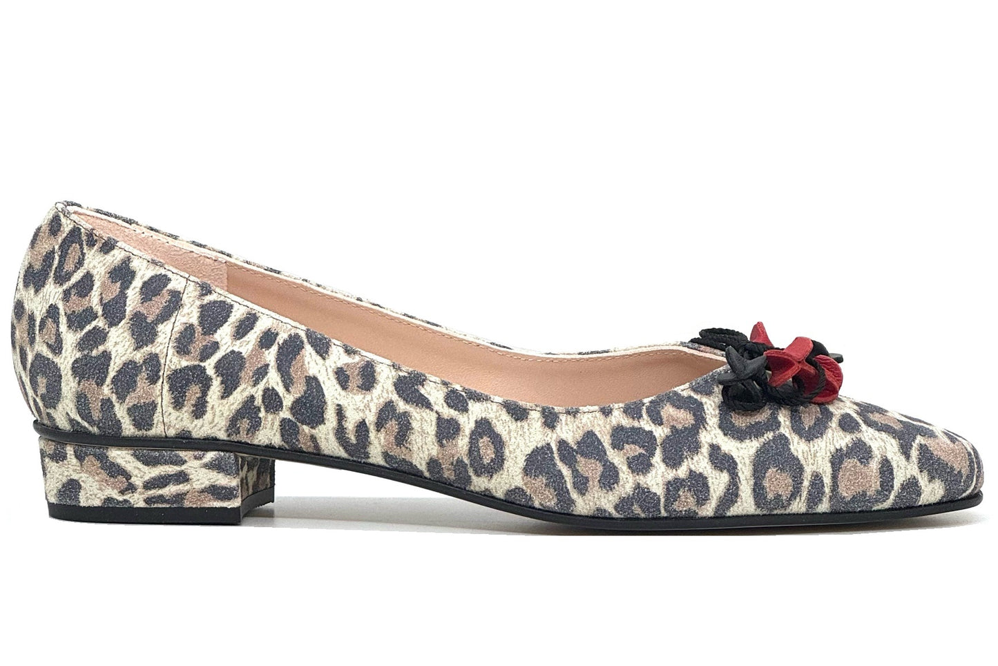 HB Jest Ladies Leopard Print Toggle Trim Pump