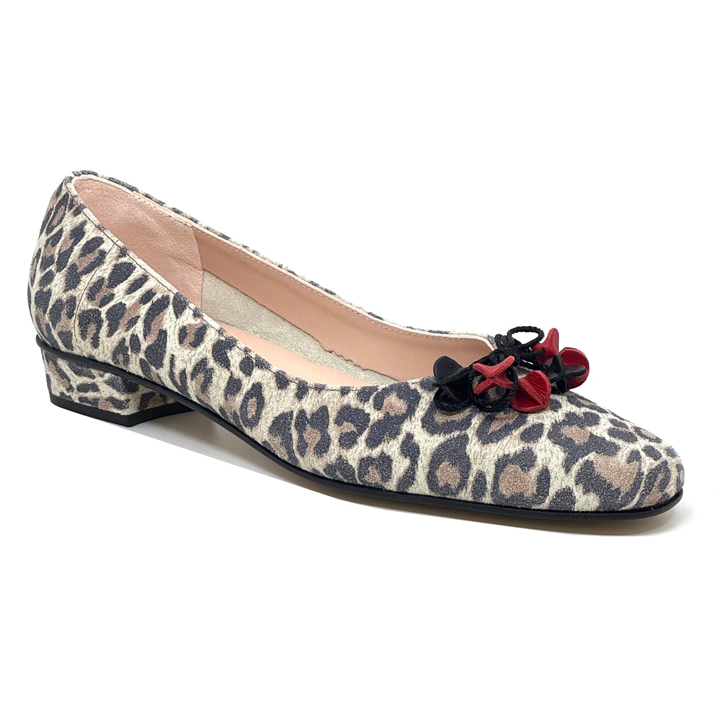 HB Jest Ladies Leopard Print Toggle Trim Pump