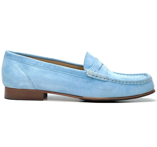 HB Shoes Ladies Suede Penny Loafer