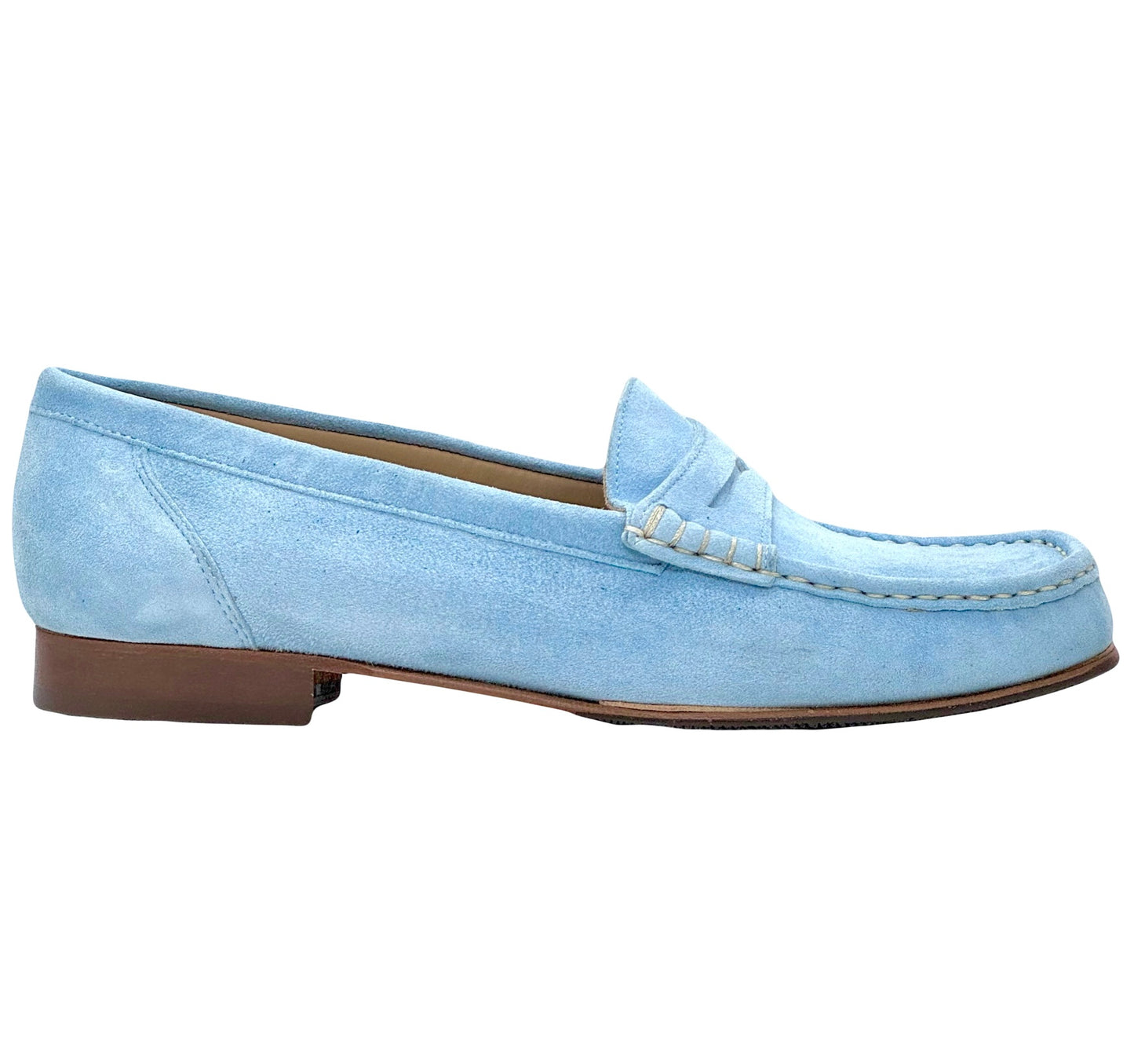HB Shoes Ladies Suede Penny Loafer