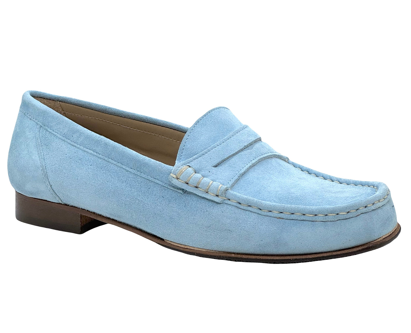 HB Shoes Ladies Suede Penny Loafer