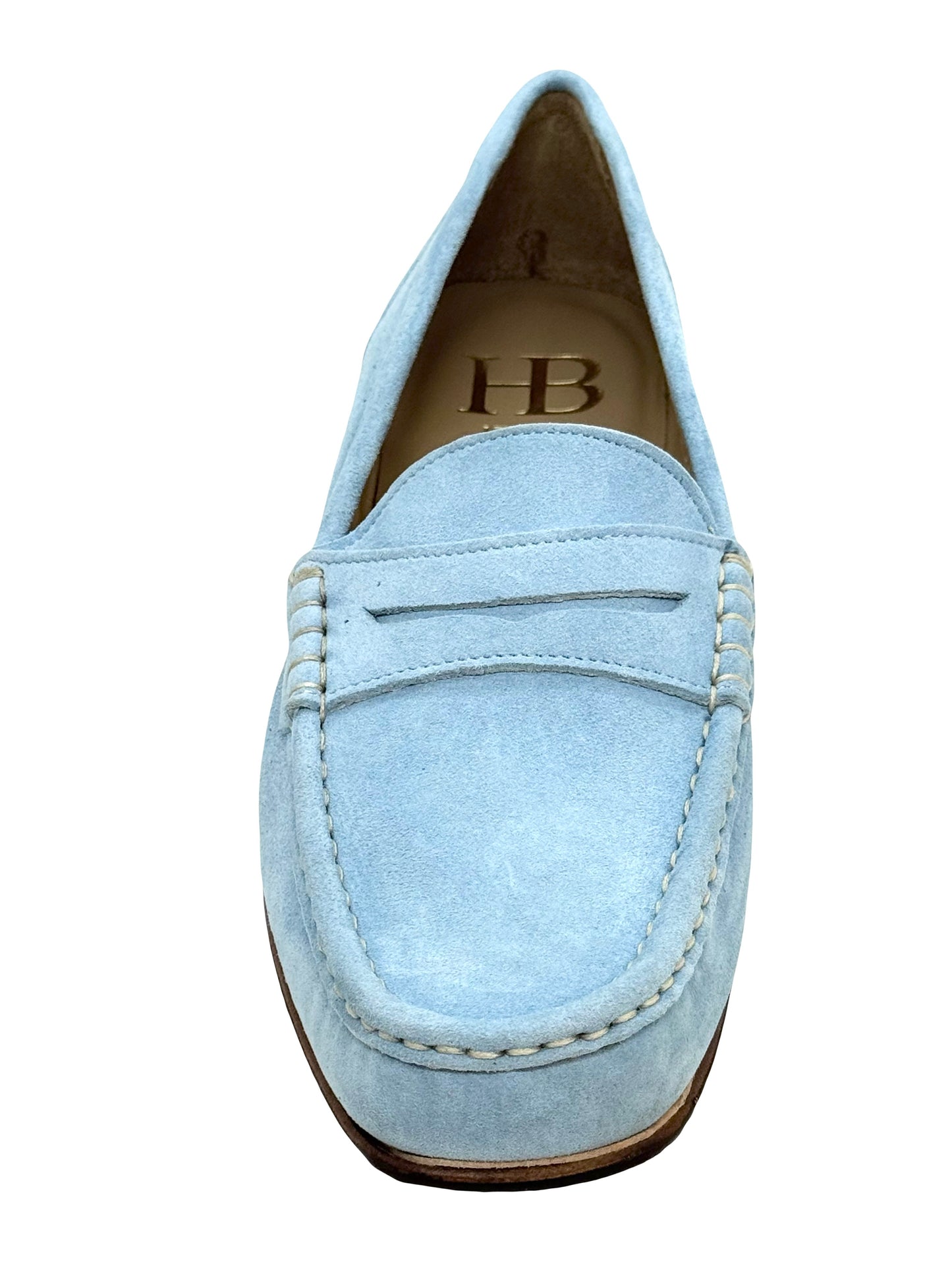 HB Shoes Ladies Suede Penny Loafer