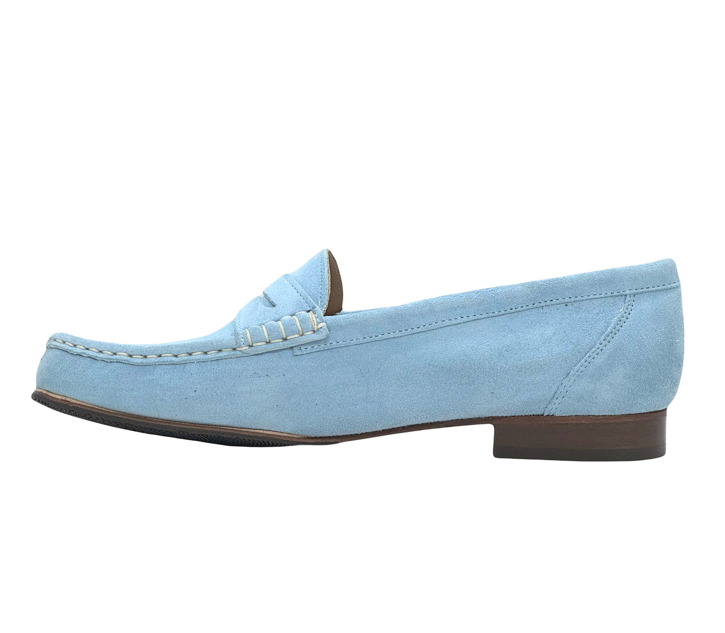 HB Shoes Ladies Suede Penny Loafer