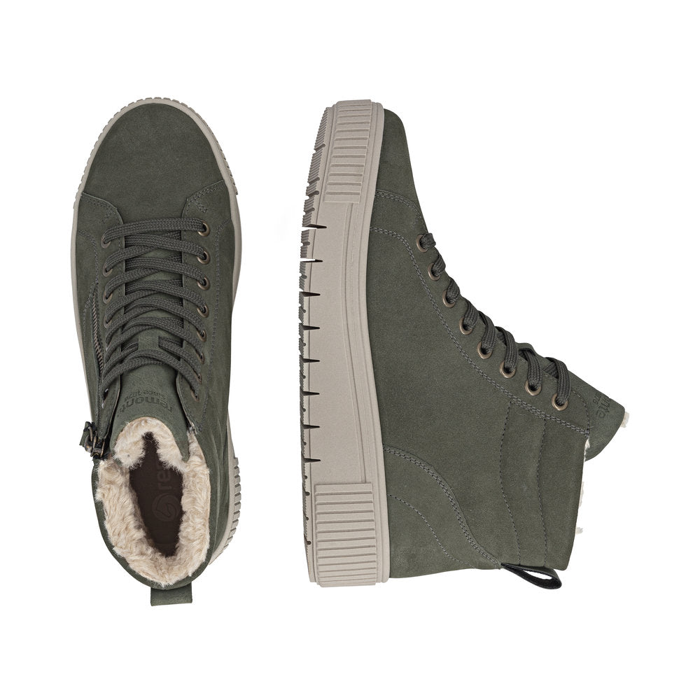 Remonte Ladies Flatform Lace Up Sneaker Boot