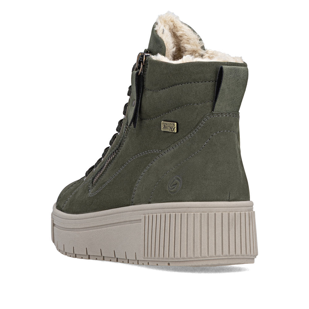 Remonte Ladies Flatform Lace Up Sneaker Boot