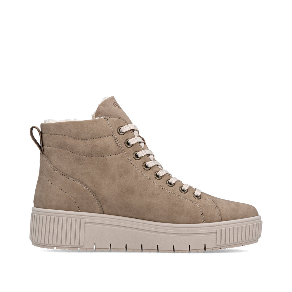 Remonte Ladies Flatform Lace Up Sneaker Boot