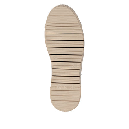 Remonte Ladies Flatform Zip Side Wool Trim Boot