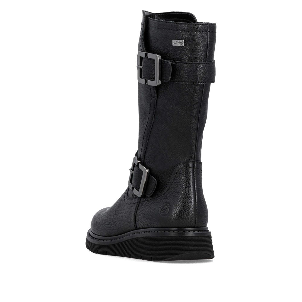 Remonte Ladies Buckle Side Biker Style Boot