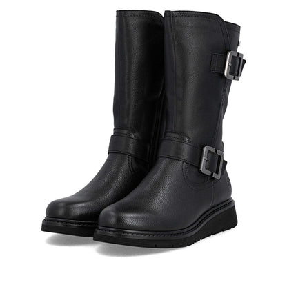 Remonte Ladies Buckle Side Biker Style Boot