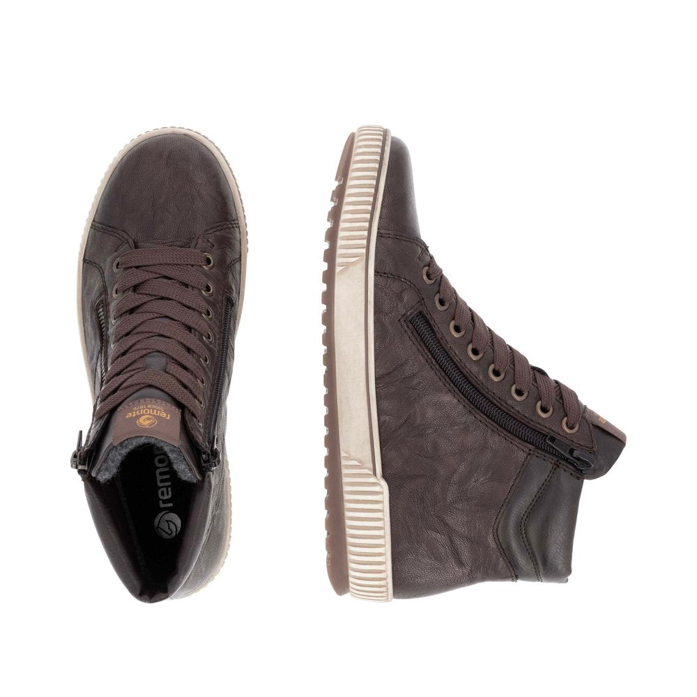 Remonte Ladies Lace Up Tex Lines Sneaker Boot