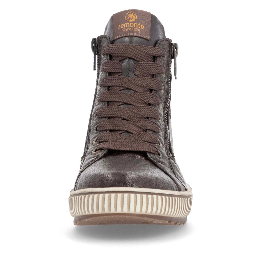 Remonte Ladies Lace Up Tex Lines Sneaker Boot