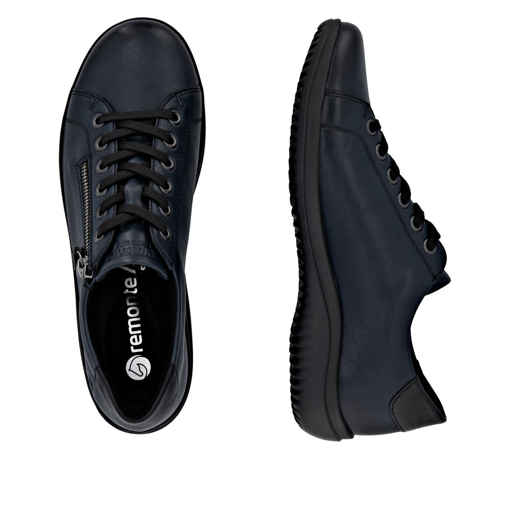 Remonte Ladies Zip and Lace Up Shoe