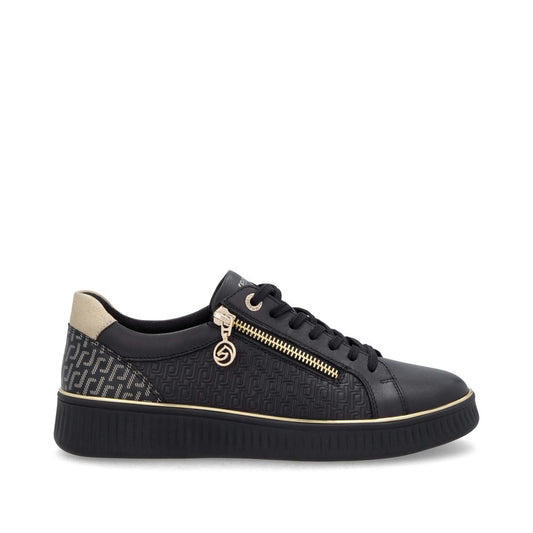 Remonte Ladies Zip and Lace Up Sneaker