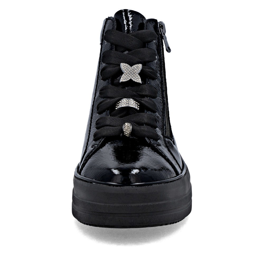 Remonte Ladies Charm Trim Lace Up Sneaker Boot