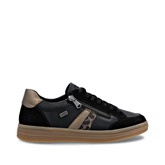Remonte Ladies Zip and Lace Up Retro Sneaker