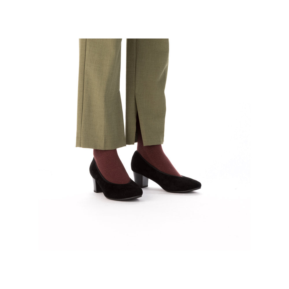 Rieker Ladies Block Heel Court Shoe