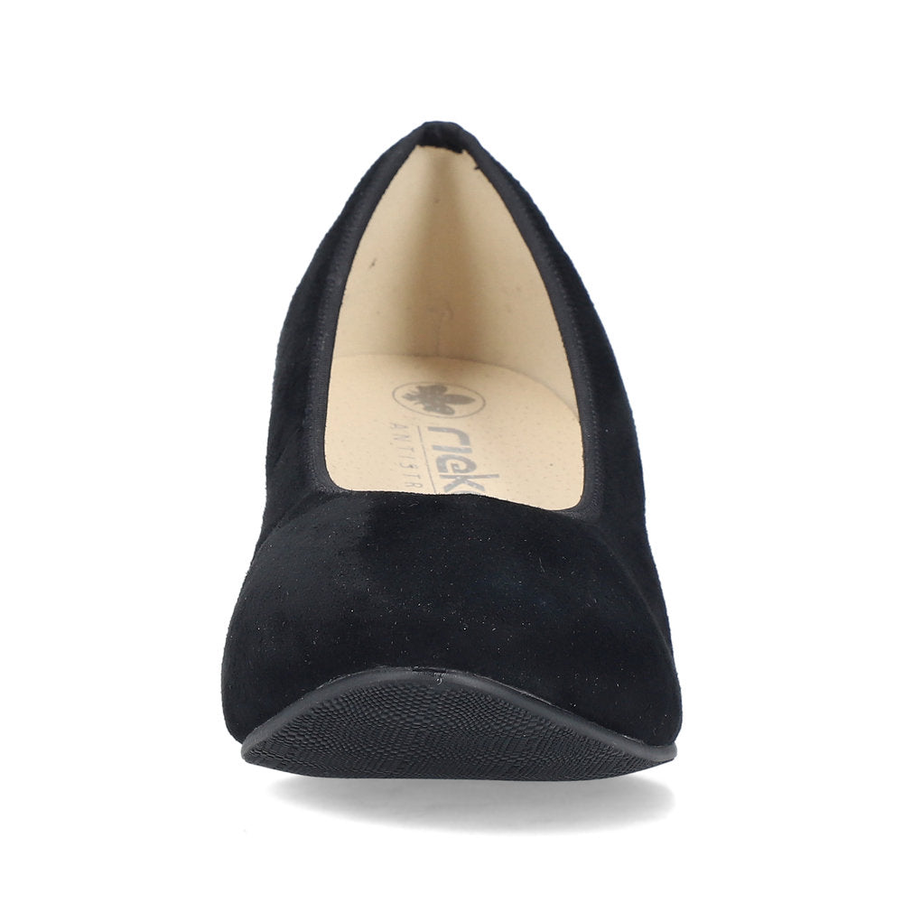 Rieker Ladies Block Heel Court Shoe