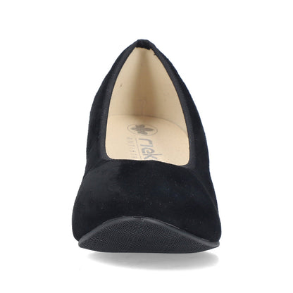 Rieker Ladies Block Heel Court Shoe