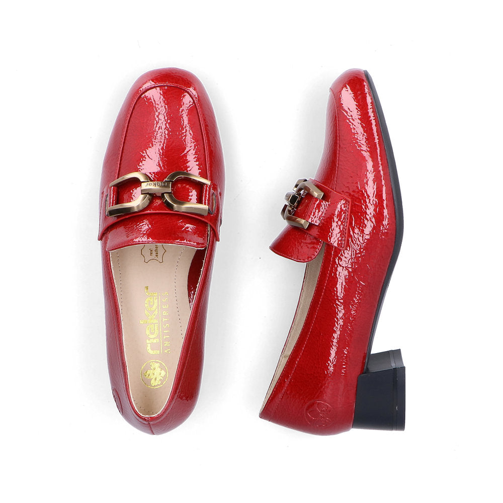 Rieker Ladies Buckle Trim Shoe