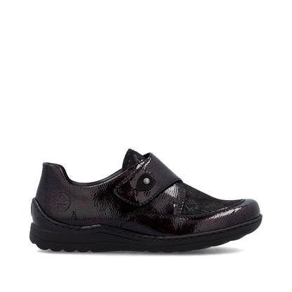 Rieker Ladies Stretch Front Velcro Shoe