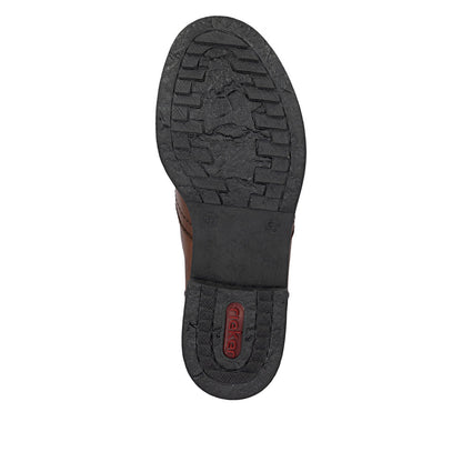 Rieker Ladies  Double Zip Flat Heel Ankle Boot