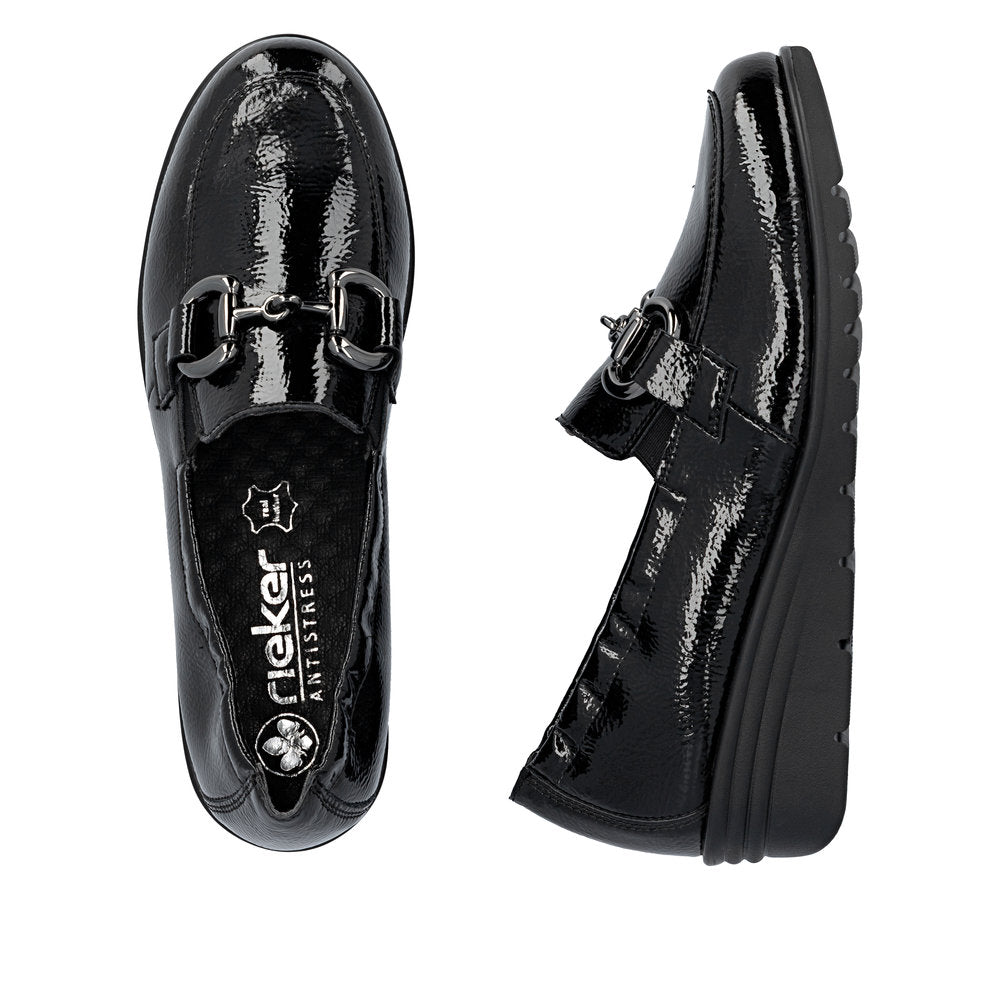 Rieker Ladies buckle Trim Shoe