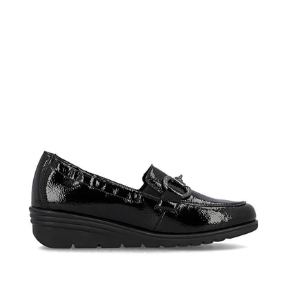 Rieker Ladies buckle Trim Shoe